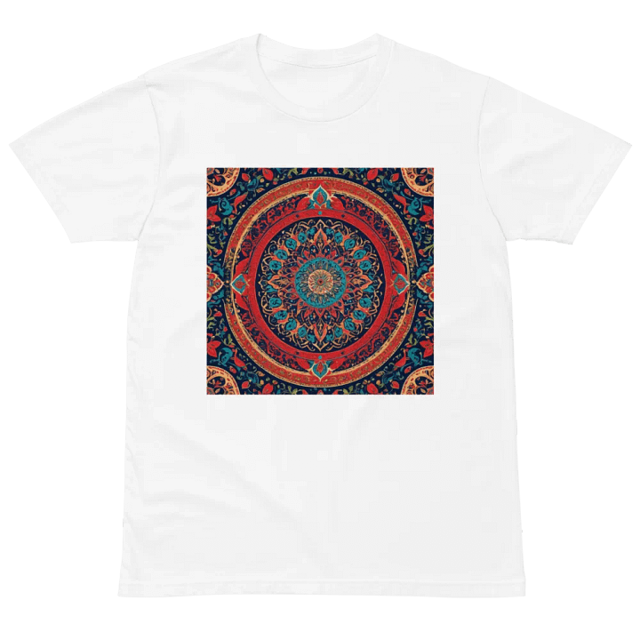 T-Shirt with Persian Carpet Design Mix of Beautiful Colors product image (2)
