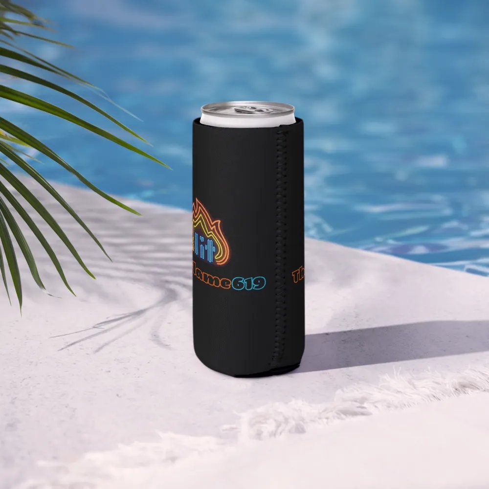 Flame Lit Skinny Koozie product image (7)