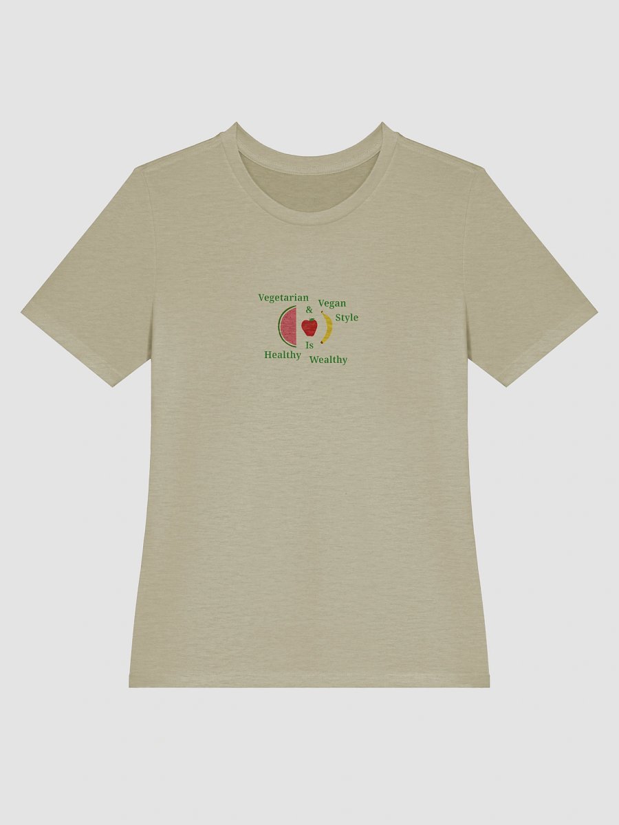 Healthy Wealthy Vegetarian & Vegan T-Shirt product image (3)