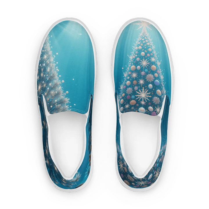Underwater Christmas Magic Slip-On Shoes product image (1)
