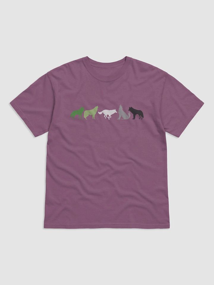 Aromantic Pride Wolves Men's T-Shirt product image (3)