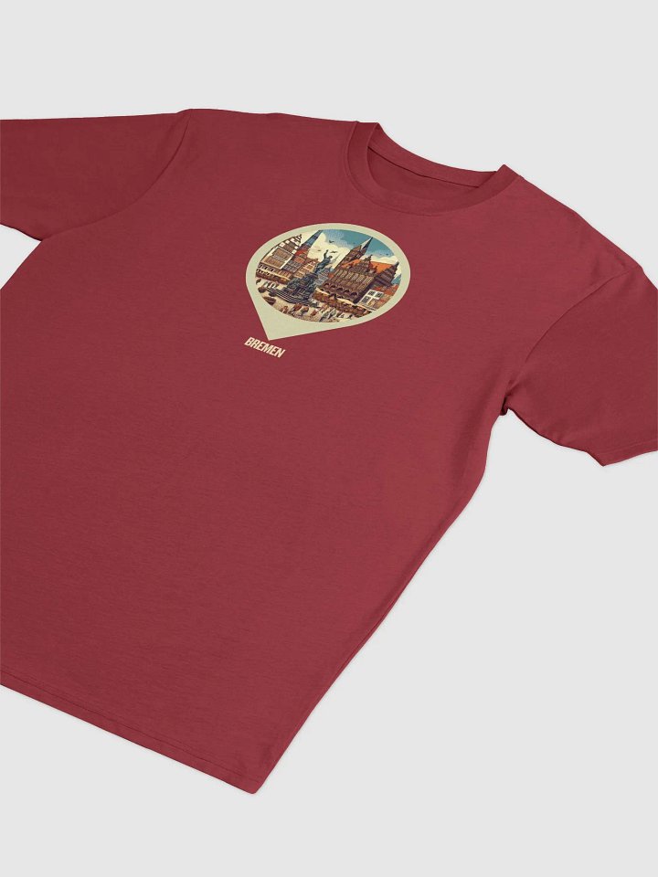 Premium Cotton Heavyweight Tee - Unmatched Comfort & Style | AI Design Bremen city product image (1)