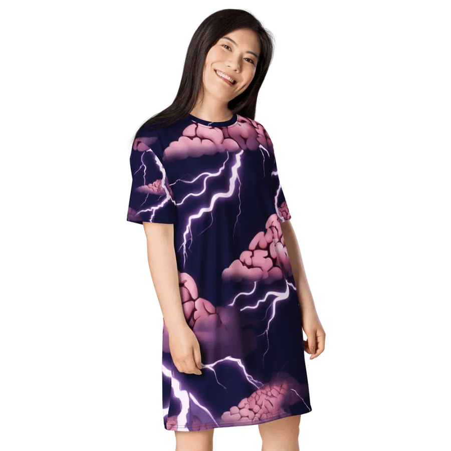 Brain Storm T- Shirt Dress product image (5)