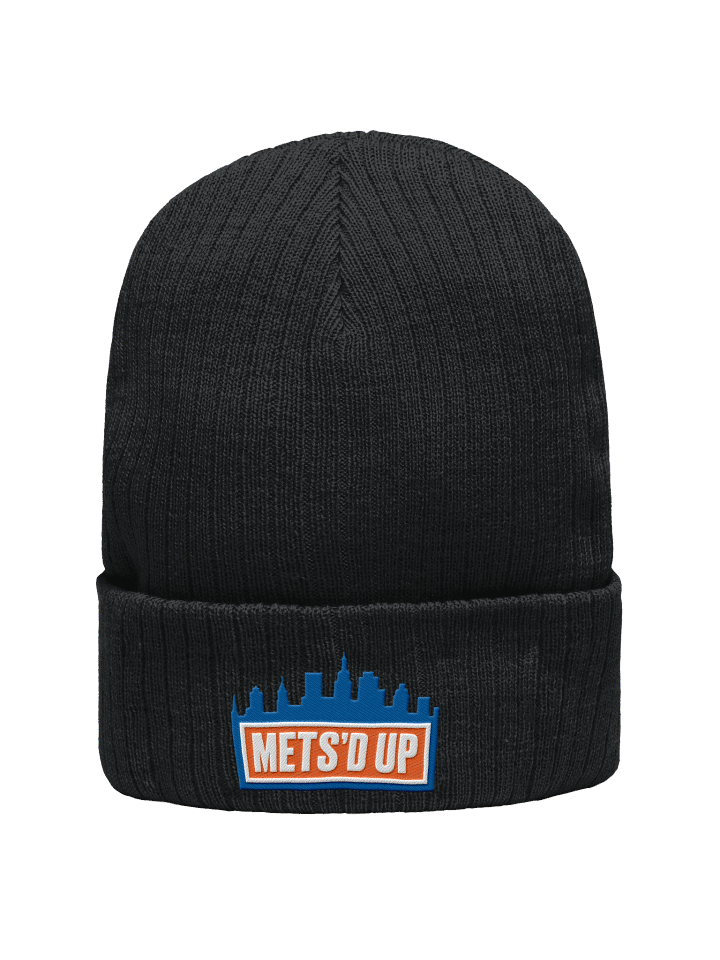 Blue City Ribbed Knit Beanie product image (5)