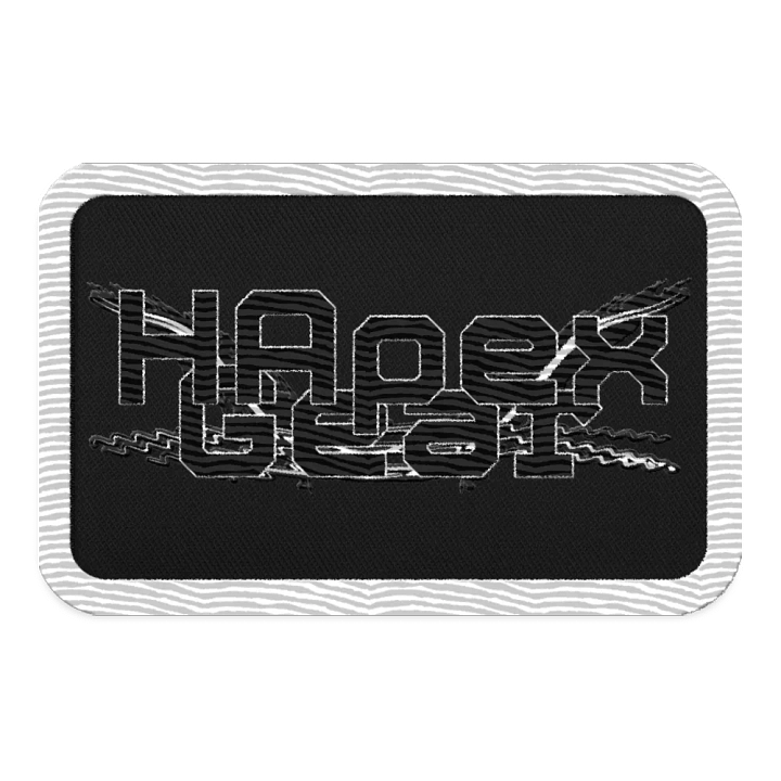 Black HApex Gear White Logo - Embroidered Patches product image (1)