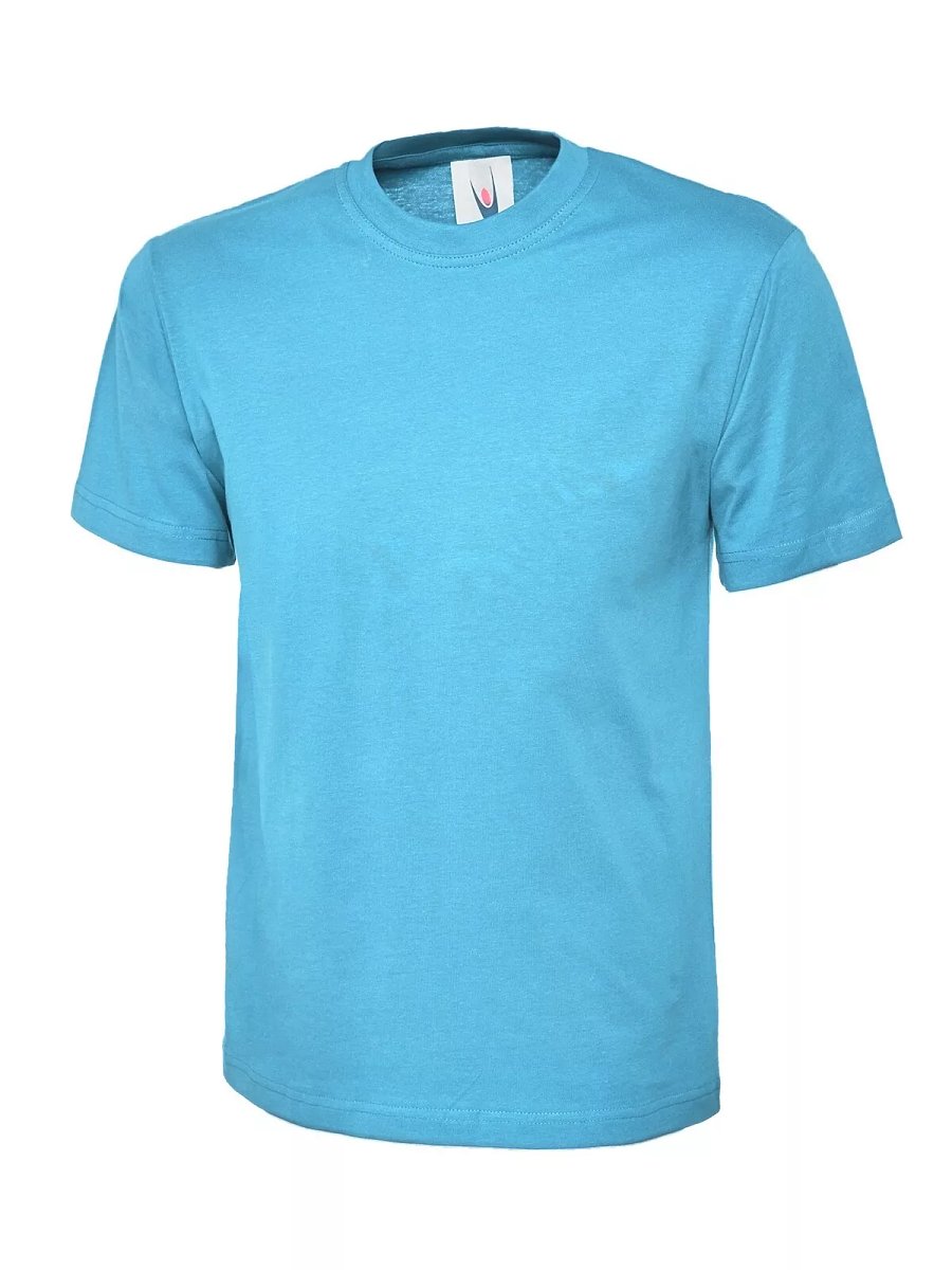Kids Plain T-Shirt Boys Girls 100% Cotton Short Sleeve Casual Summer Top School product image (3)