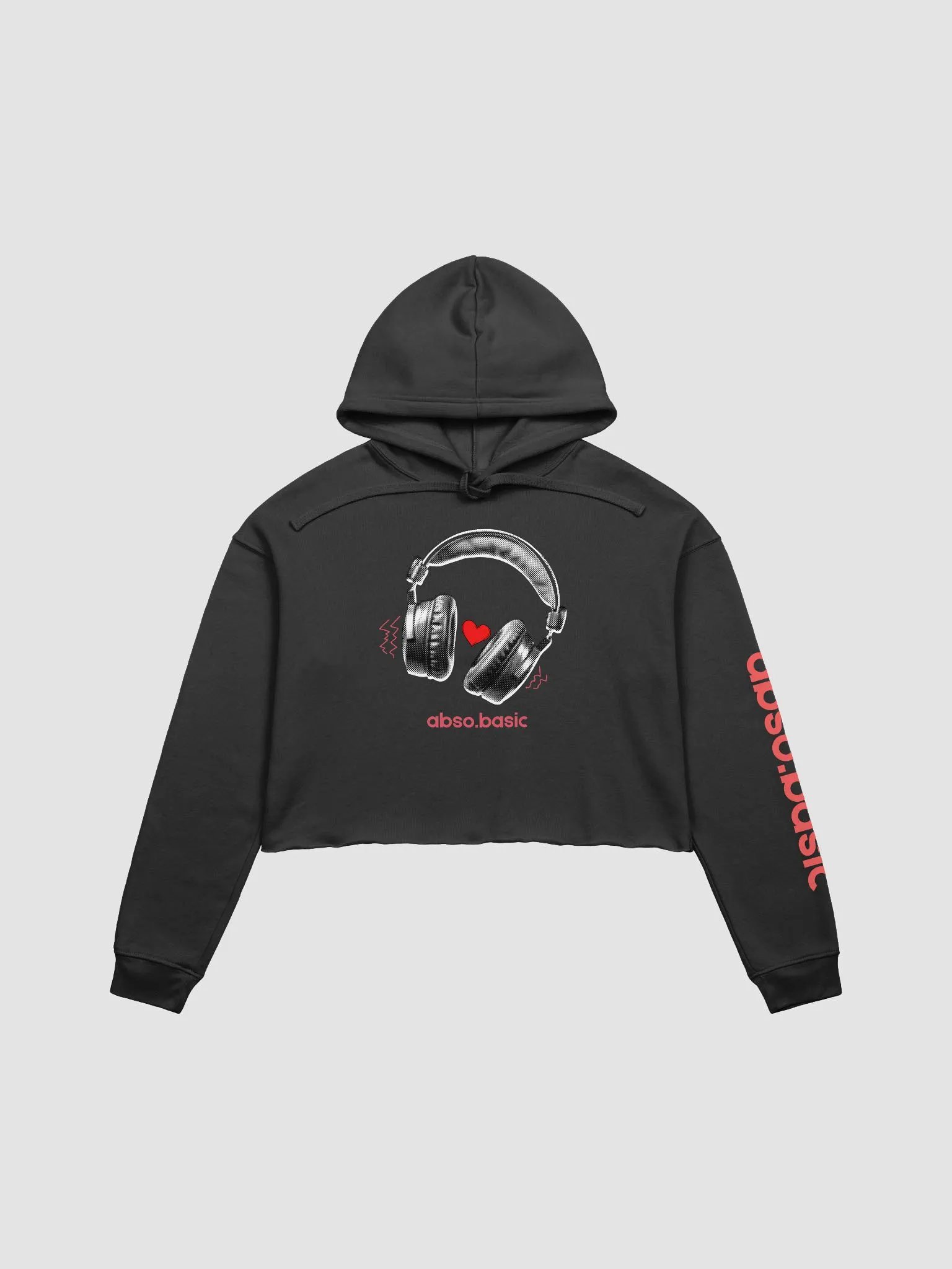 Timeless Music Vintage Crop Hoodie product image (2)