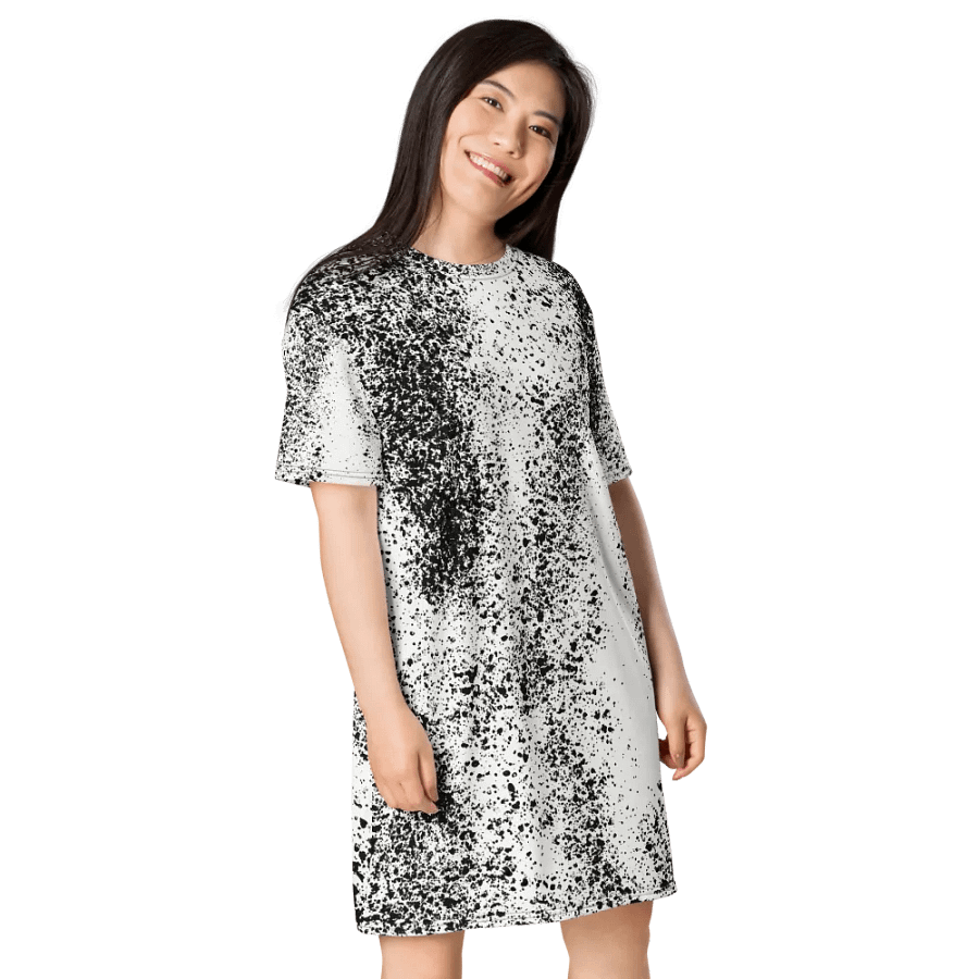 Gritty Monochrome Oversized Dress product image (8)