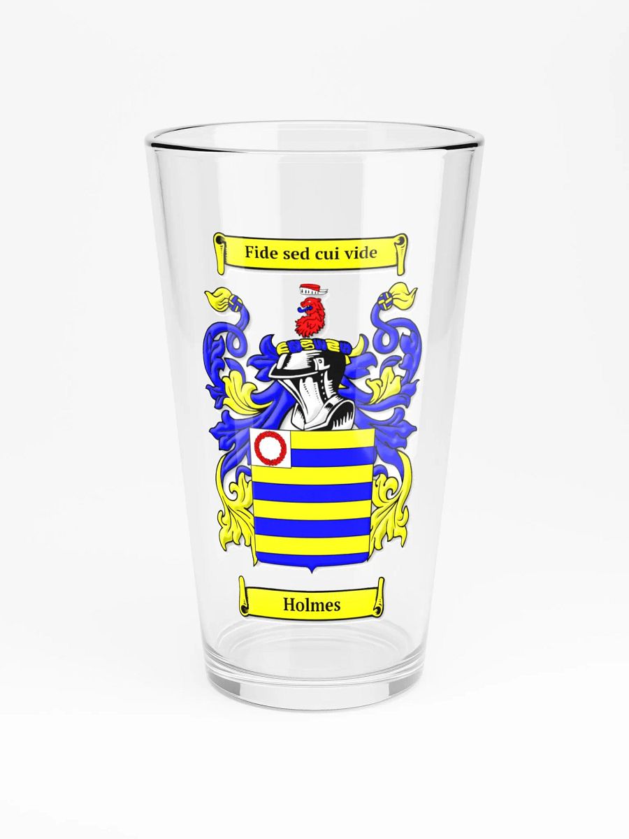 Holmes Family Crest - Shaker Pint Glass product image (3)