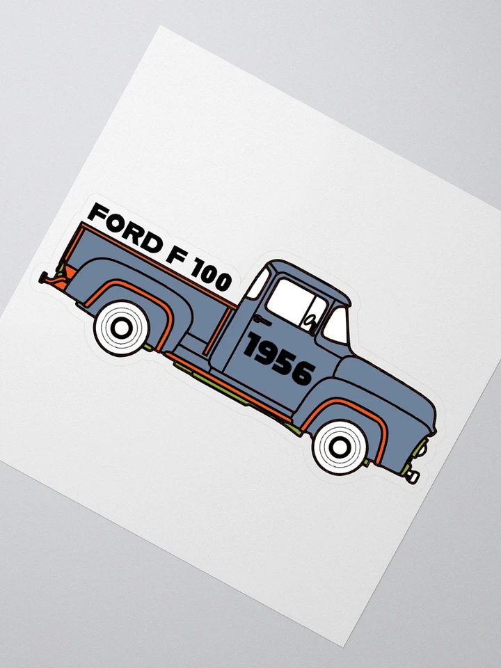 Vintage 1956 Pickup Truck Sticker product image (4)