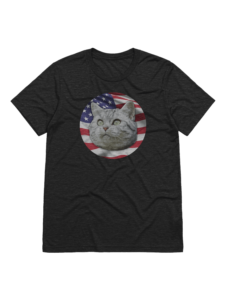 PATRIOTIC CAT LOGO (Triblend) product image (25)