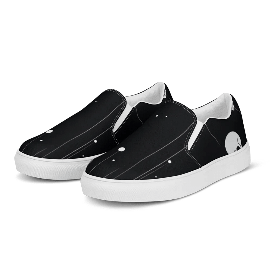Women's Slip-On Canvas Shoes 💀 with Skulls product image (6)