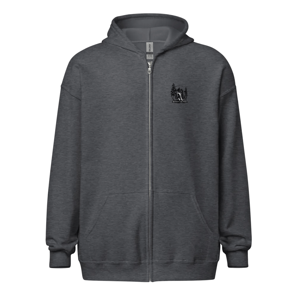 SCARY BIGFOOT FACE ZIP HOODIE product image (2)