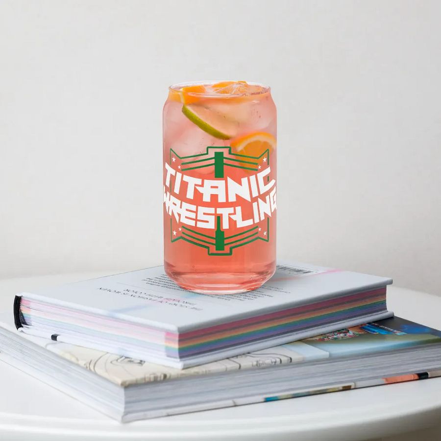 Titanic Logo Can Shaped Glass product image (5)
