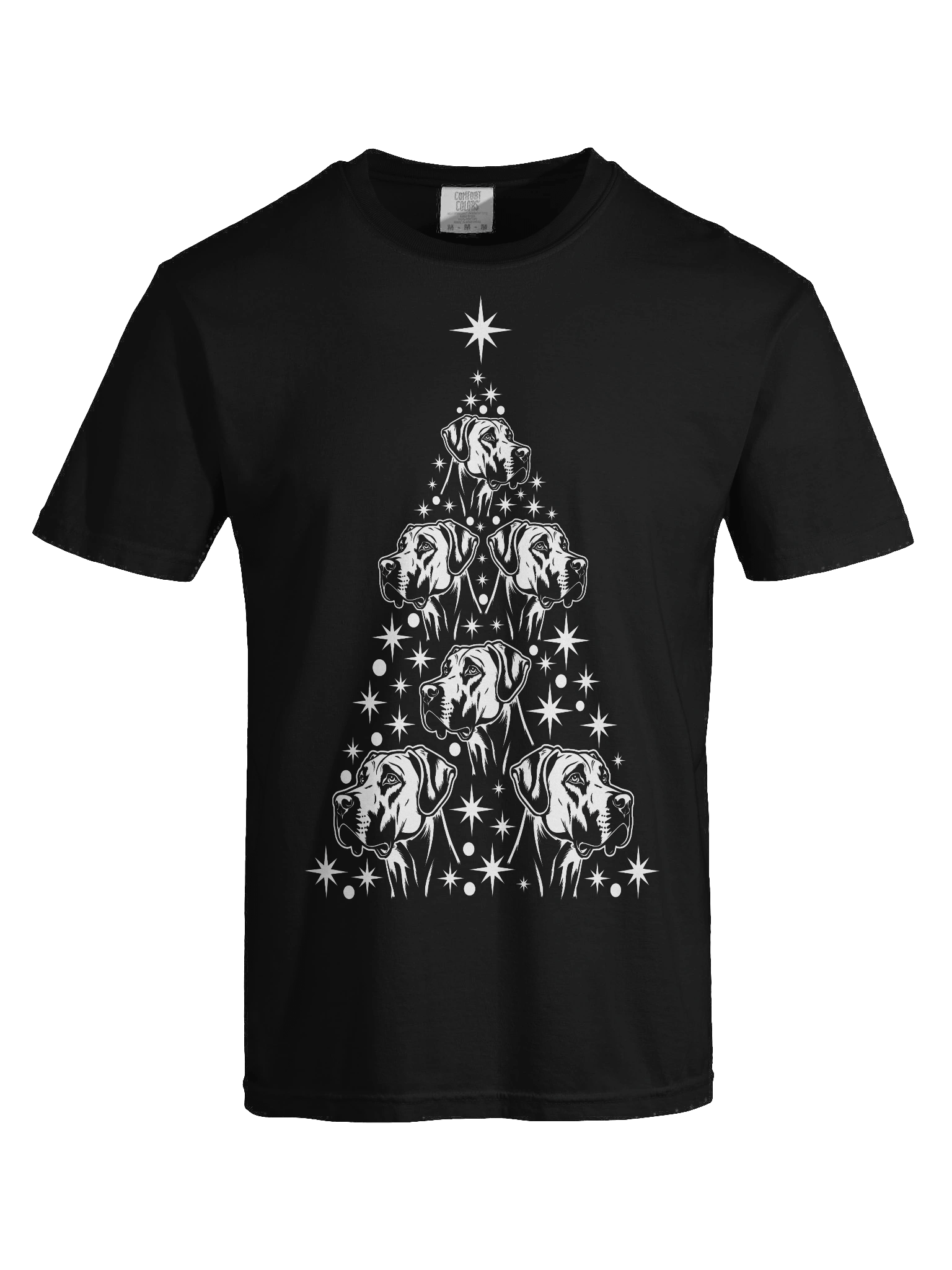 Great Dane Christmas Tree T-Shirt product image (9)