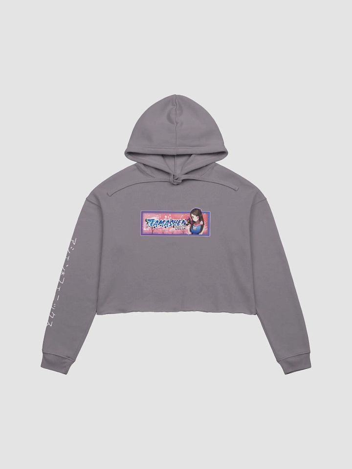 Anime Logo Crop Top Hoodie product image (2)