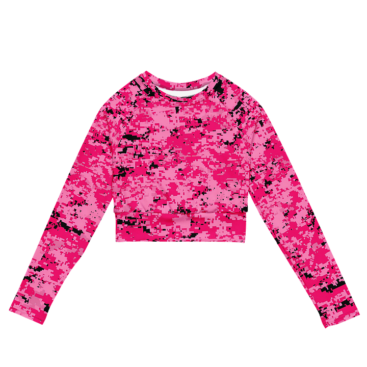 Eco-Chic All-Over Print Crop Top product image (2)