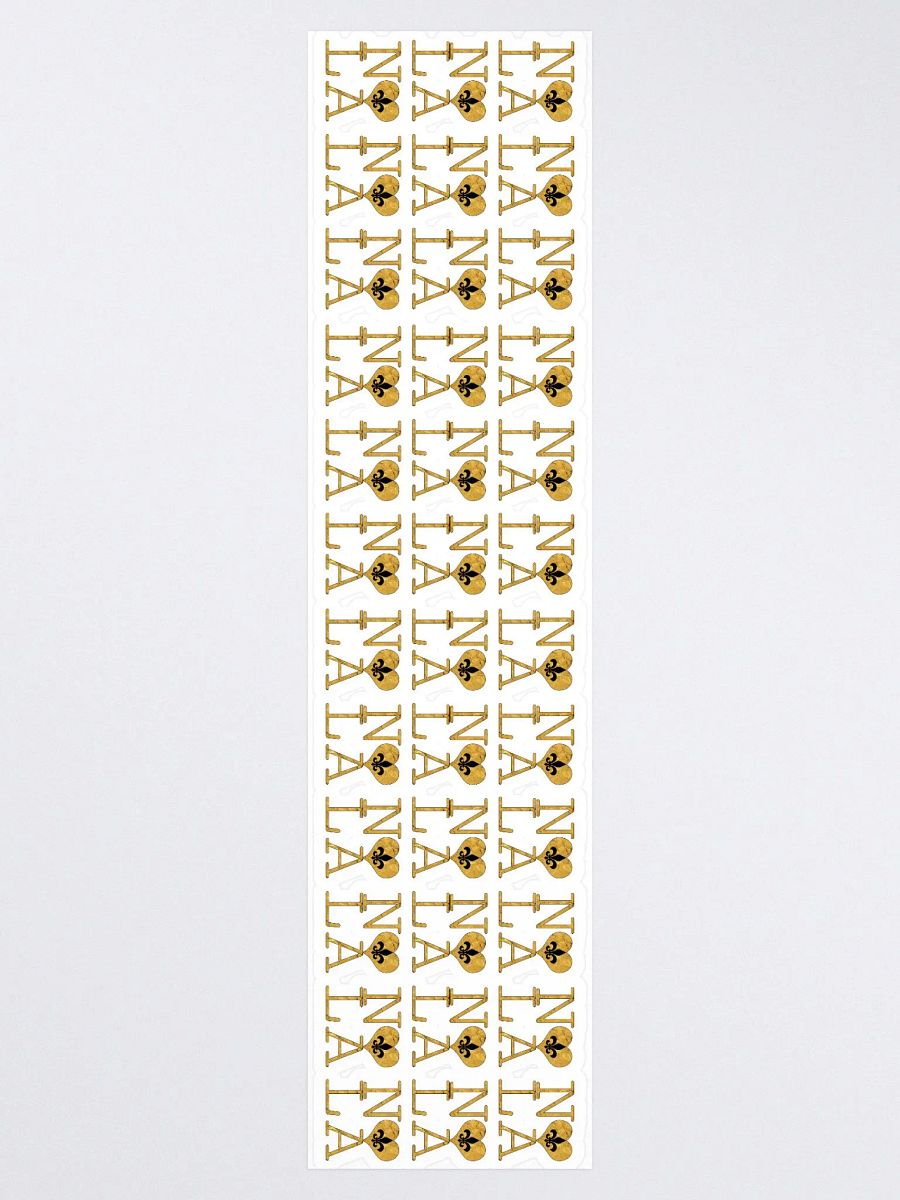 I LOVE NOLA **LEGACY STICKER** (GOLD WRAP FULL + OUTLINE LONG) product image (3)
