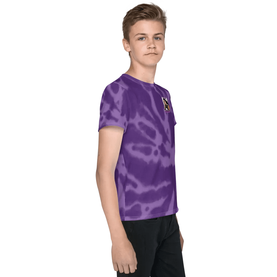 Pixelated Hero All-Over Print Youth Tee product image (8)