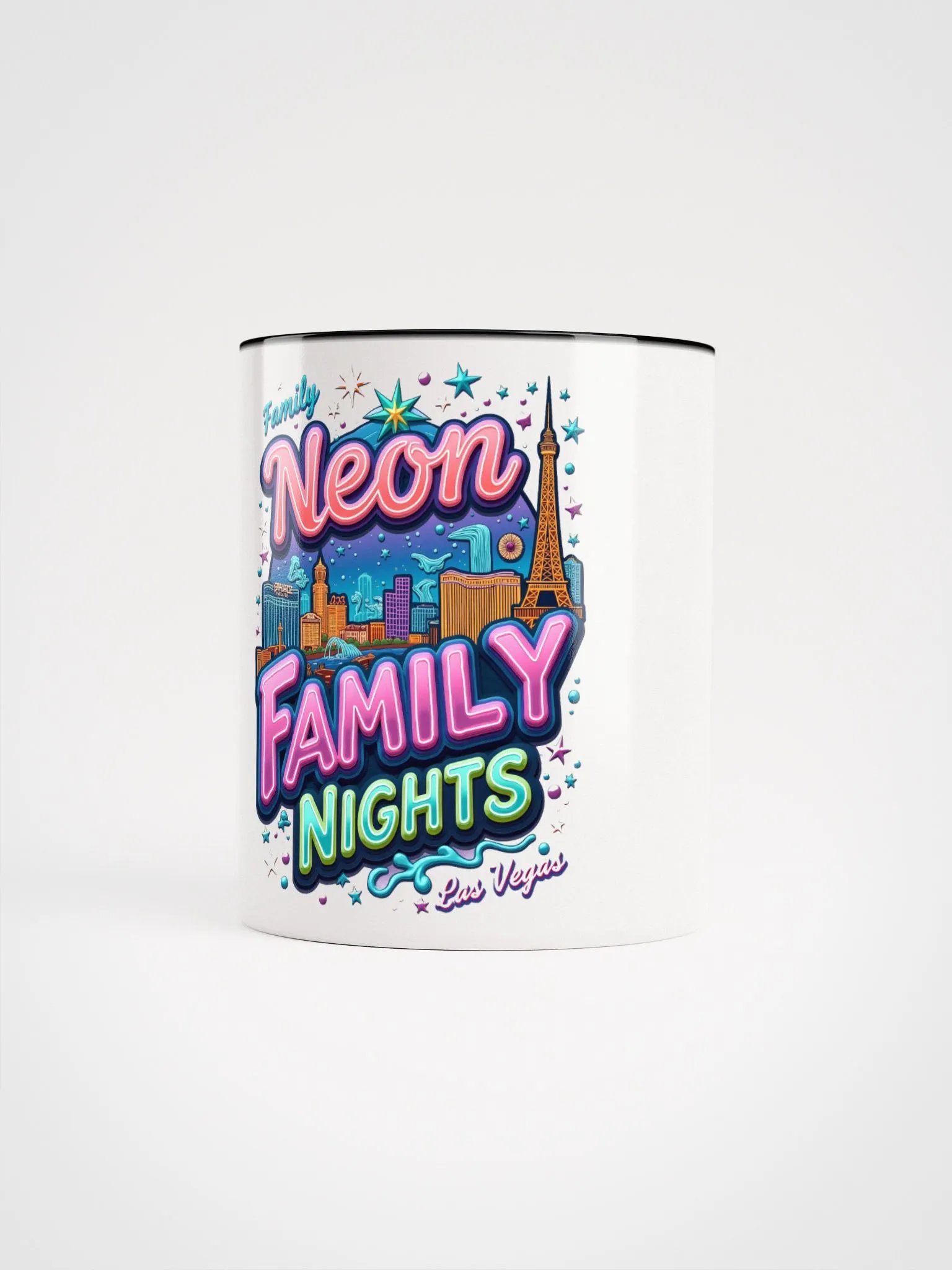 Neon Family Nights Ceramic Mug product image (51)