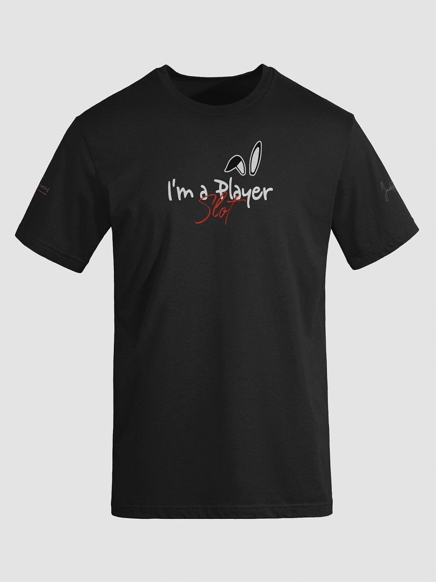 "I'm a Slot Player" Black Tee – Bunny Ears Edition 2 product image (8)