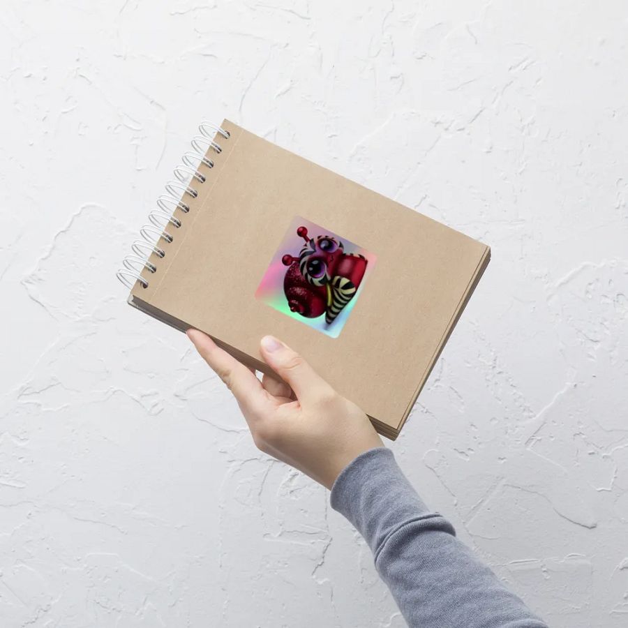 Sparkly Snail Holographic Sticker Set product image (9)