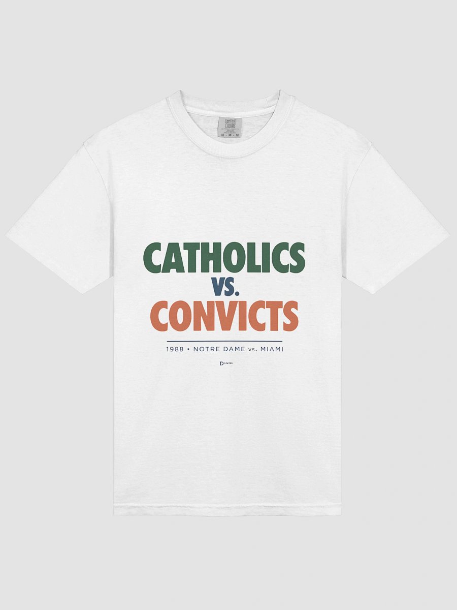 Catholics vs. Convicts 1988 T-shirt product image (3)
