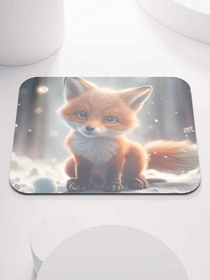 Fox Snow Mouse Pad product image (1)