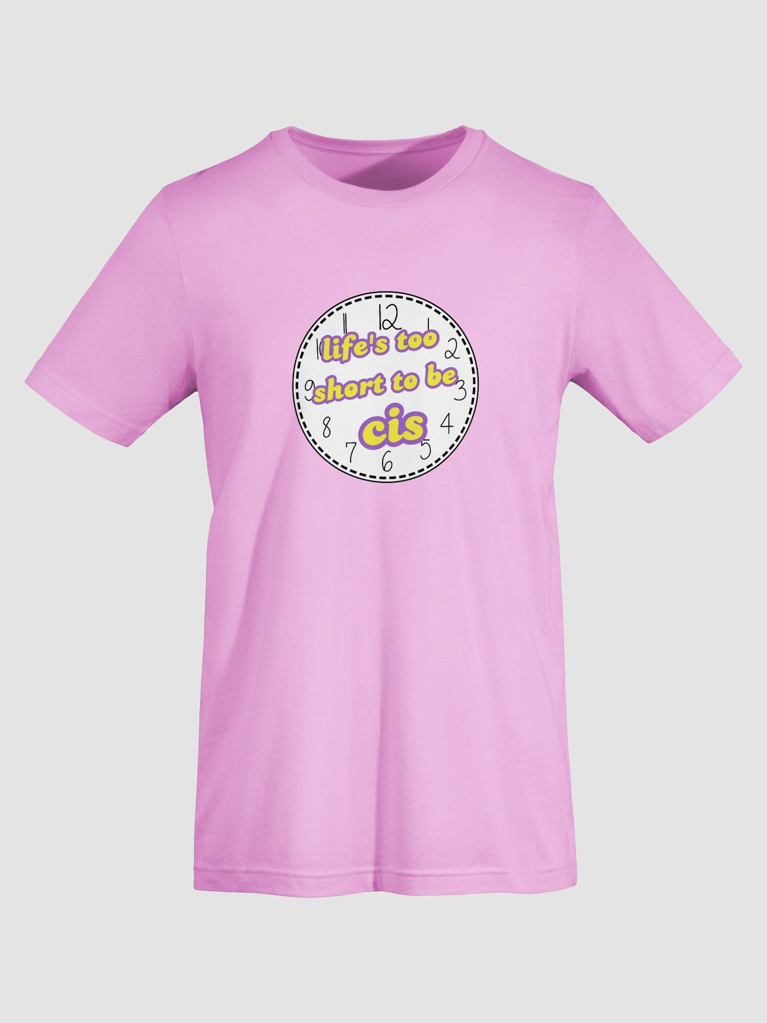 life's too short to be cis nonbinary t-shirt product image (7)