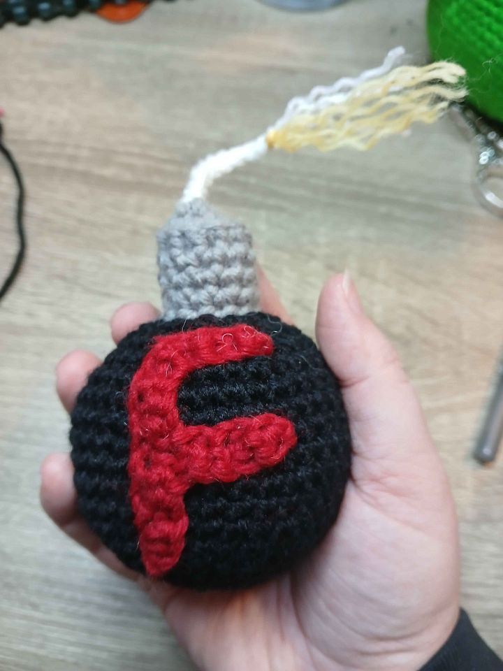 Handmade Crochet F Bomb – Made to Order product image (2)