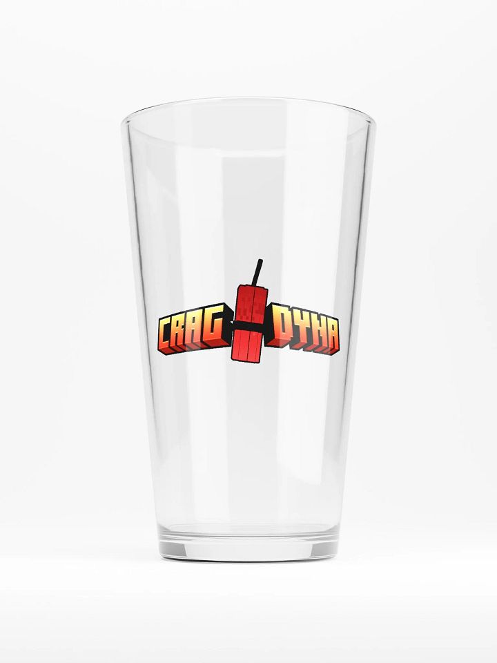 Copy of CragDyna's Face: Glass Cup product image (1)