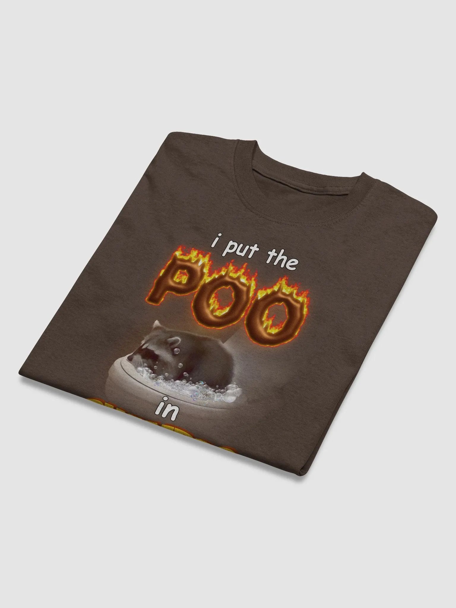 I put the poo in shampoo raccoon T-shirt product image (3)