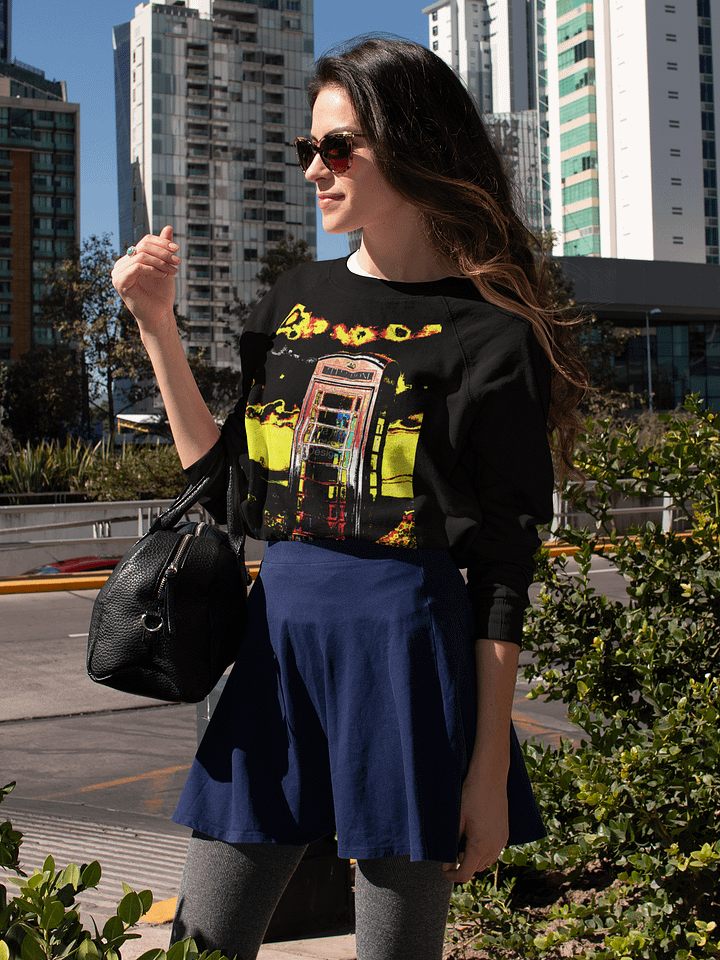 Psychedelic British Telephone Box Sweatshirt product image (2)