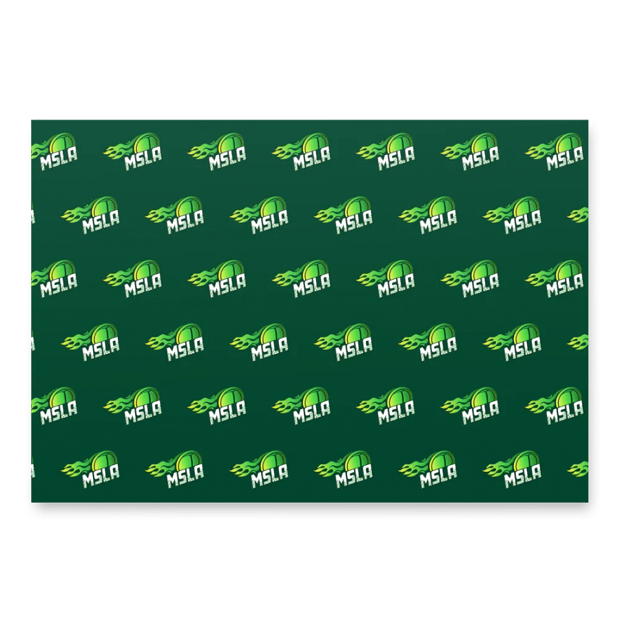 MSLA Green Wrapping Paper Sheets product image (3)