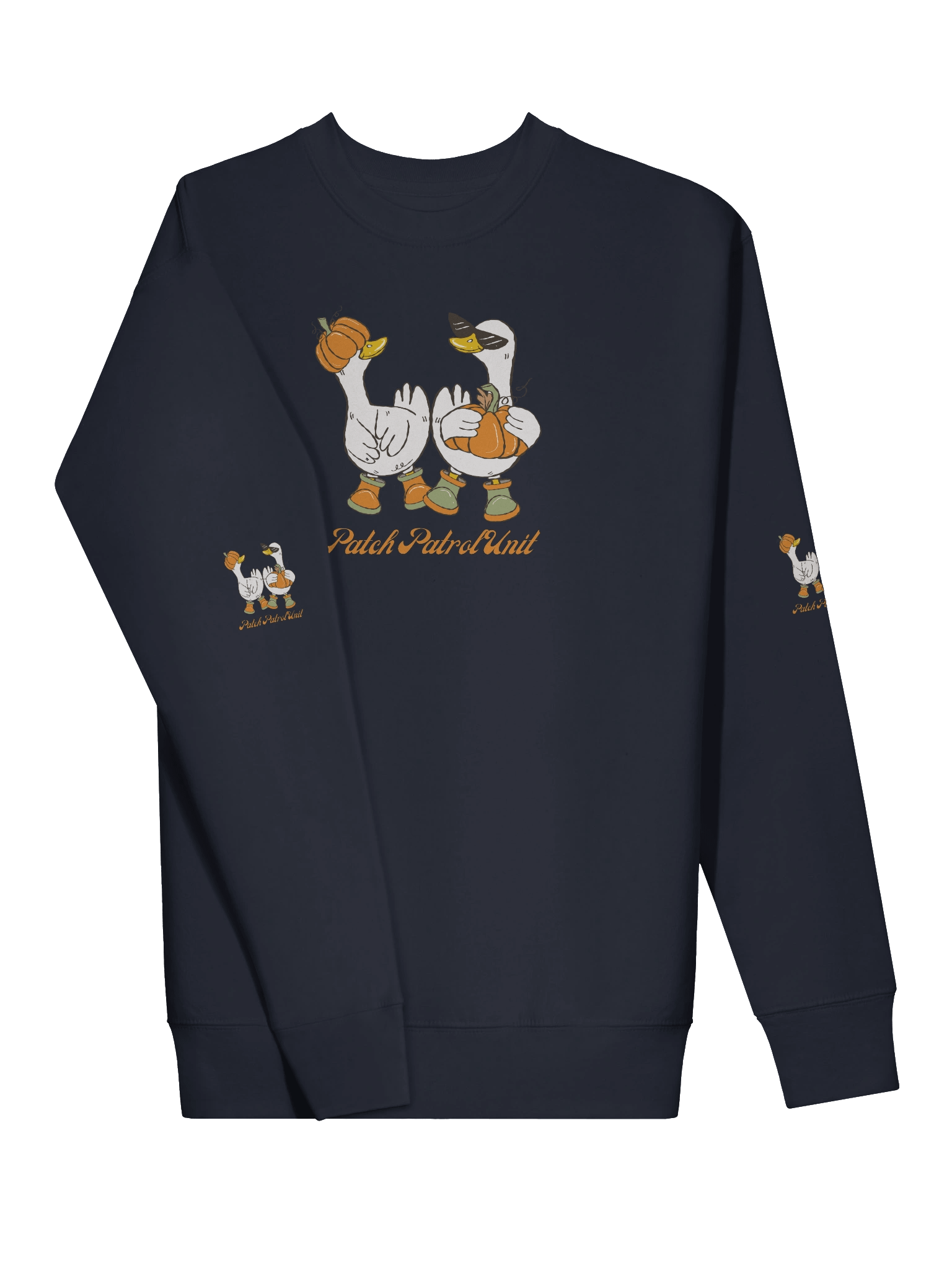 Patch Patrol Unit Pumpkin Duck Graphic Sweatshirt product image (27)