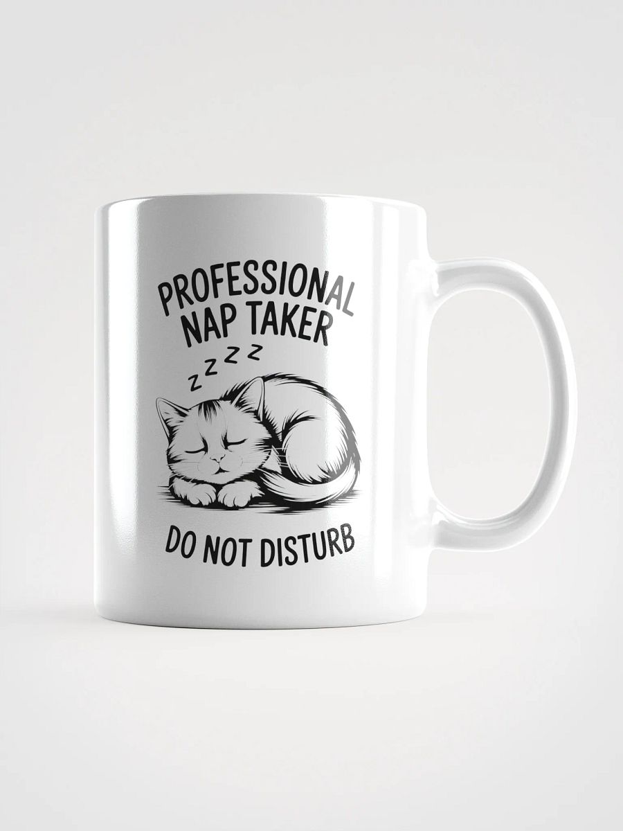 Professional Nap Taker Cat Mug | Funny Sleepy Cat Mug product image (1)