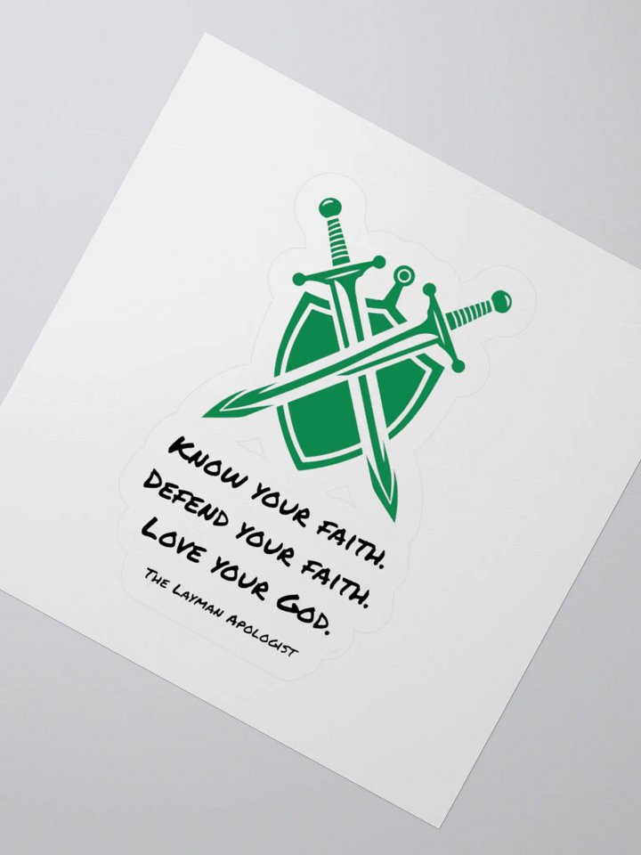 Know Your Faith Sticker product image (3)