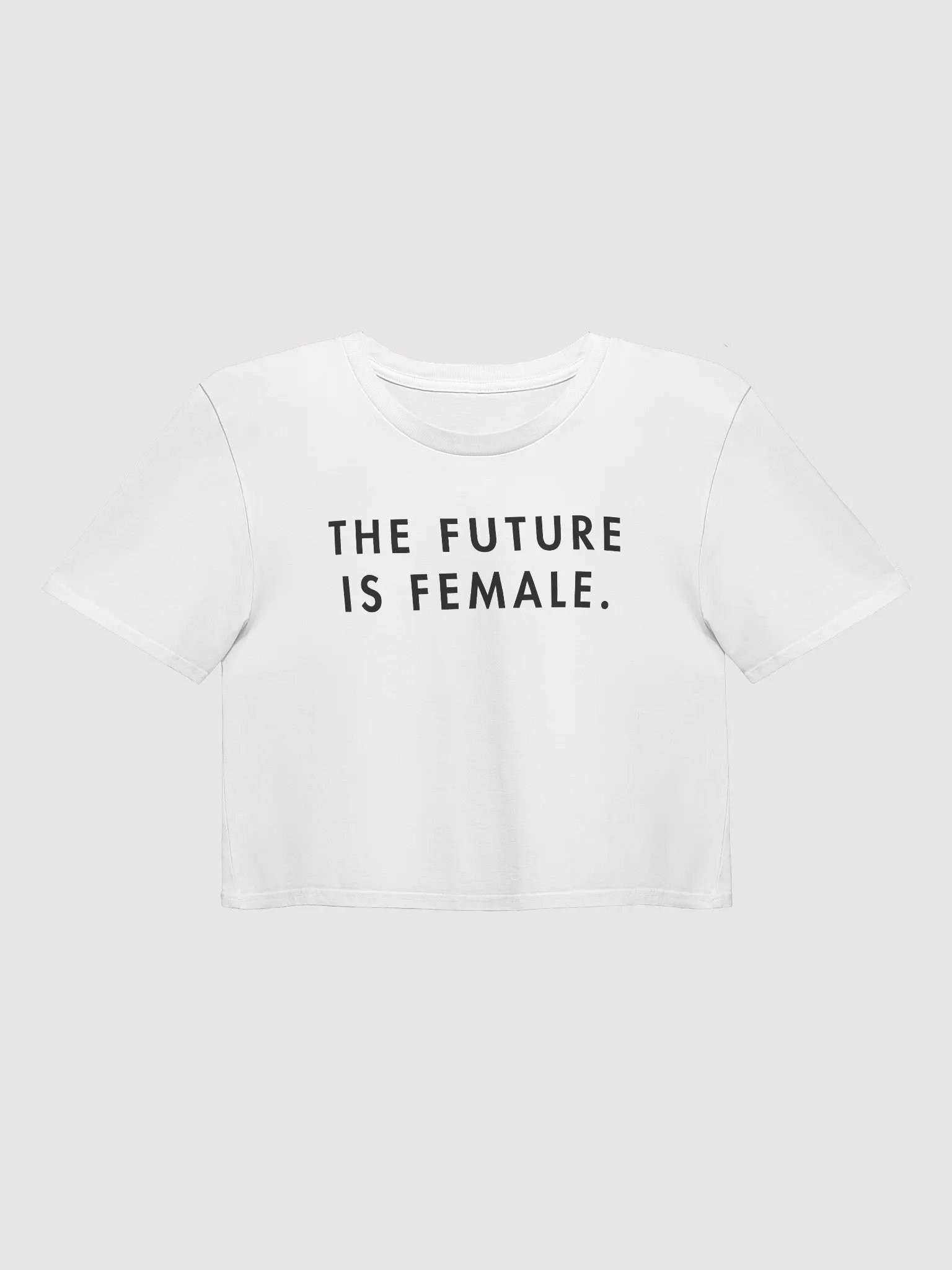 The Future is Female Cropped Tee. (Bold) product image (41)