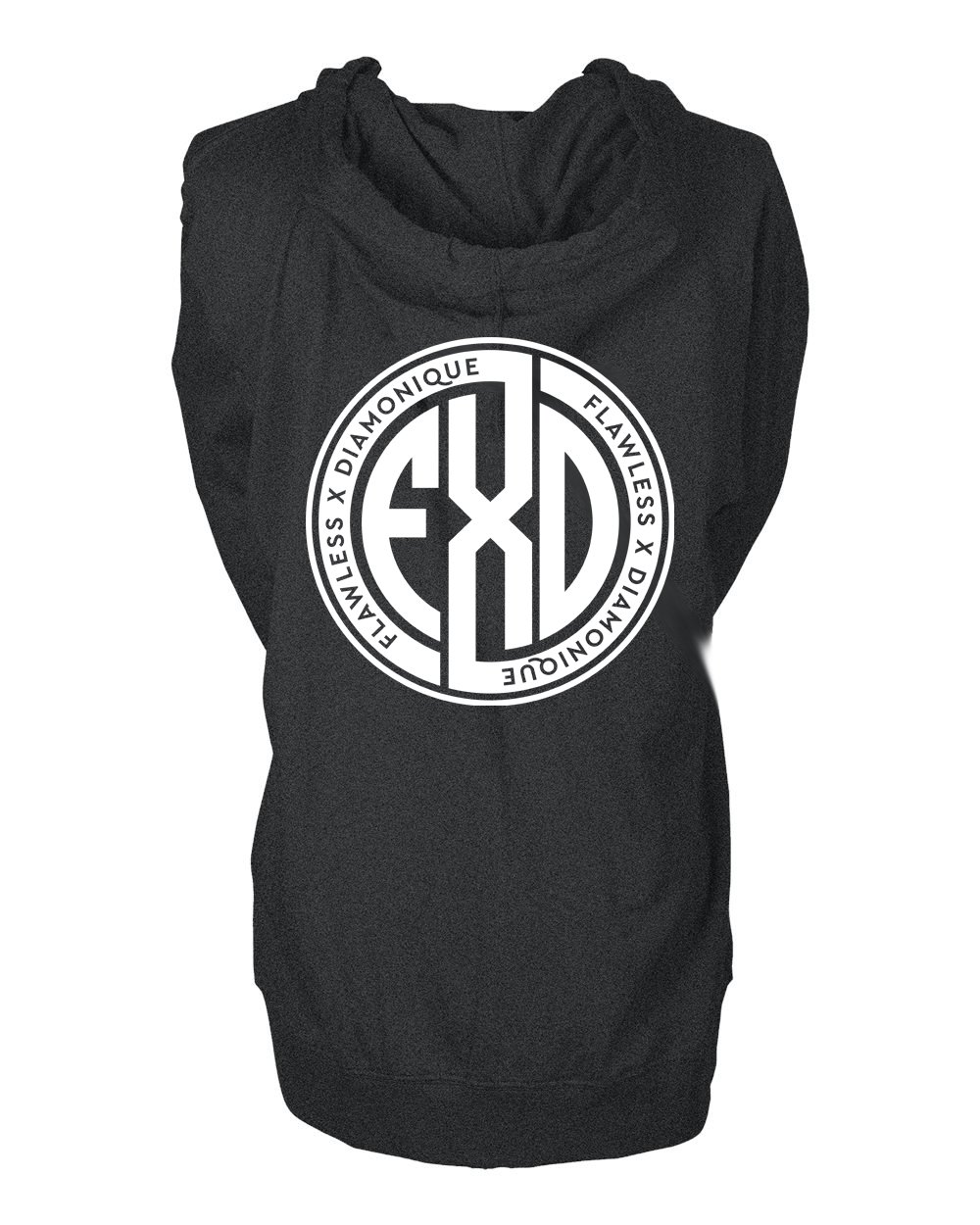 FXD Charcoal Lightweight Beach Hoodie w/White Logo product image (2)