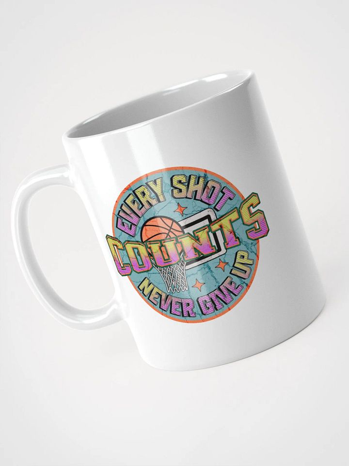 Every Shot Counts Basketball Vibrant Hoop Dreams Mug product image (2)