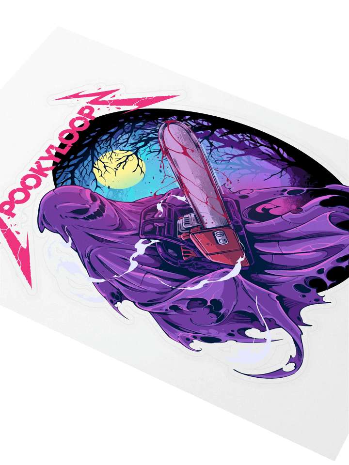 Ride The Chainsaw Sticker product image (2)