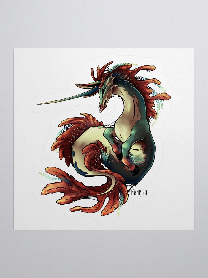 Mythical Sea Dragon Vinyl Stickers product image (1)