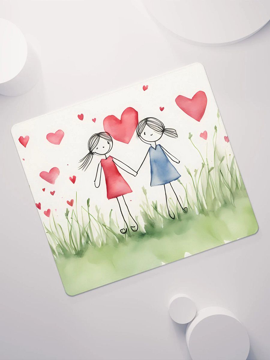 Draw Your Life Full of Hearts, Gaming Mouse Pad, 2 Sizes product image (7)