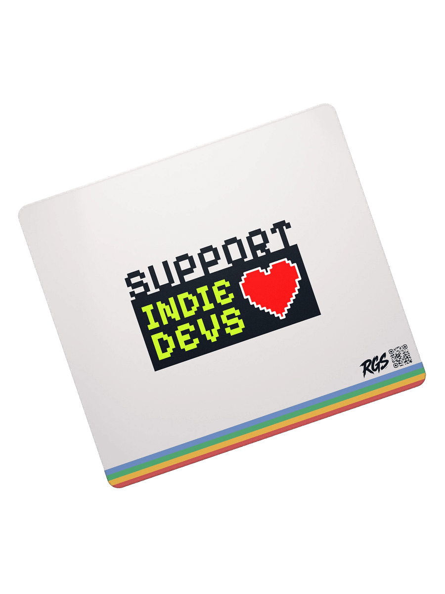 Support Indie Devs Mouse Pad – Gaming Desk Mat product image (7)