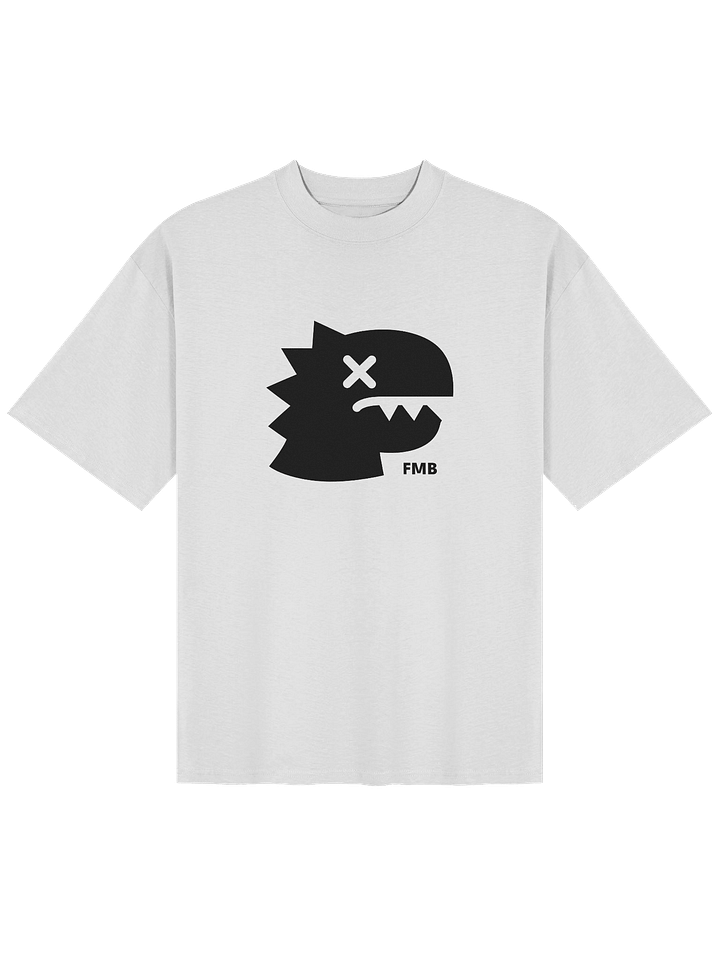 JETLAG DINO Men's Oversized T-Shirt White product image (1)