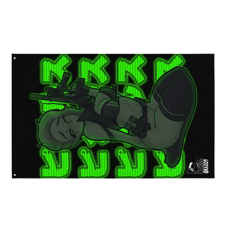 Flux Raider Pickle Chan flag product image (1)
