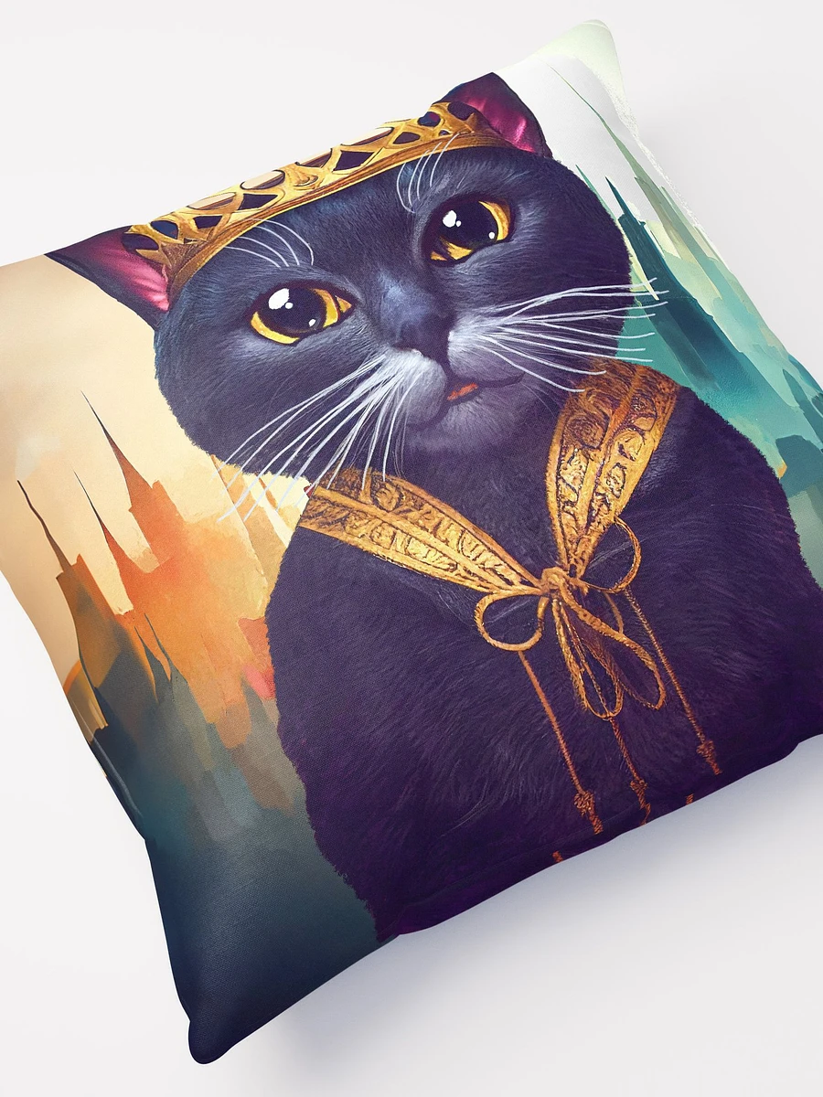 Hail The King - Cat Throw Pillow product image (5)