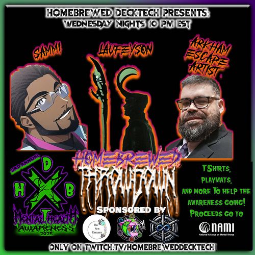 Tomorrow night we welcome back @loudmouth_heffa @laufeysongaming and for the first time @arkhamescapeartist for the 4th Game ...