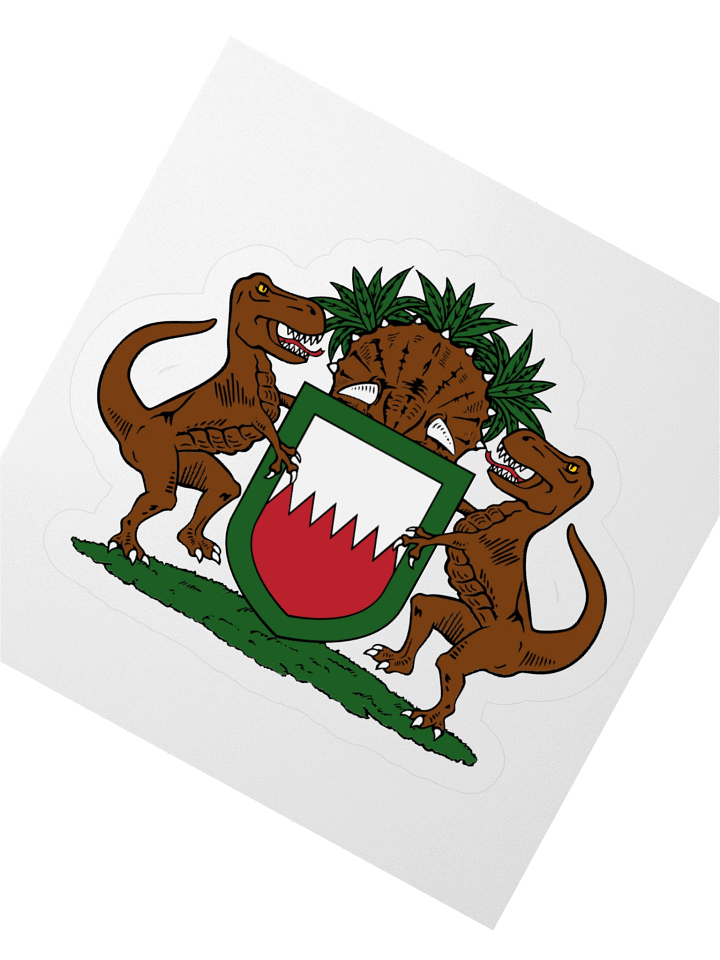 Jurassic Crest Kiss Cut Sticker product image (2)