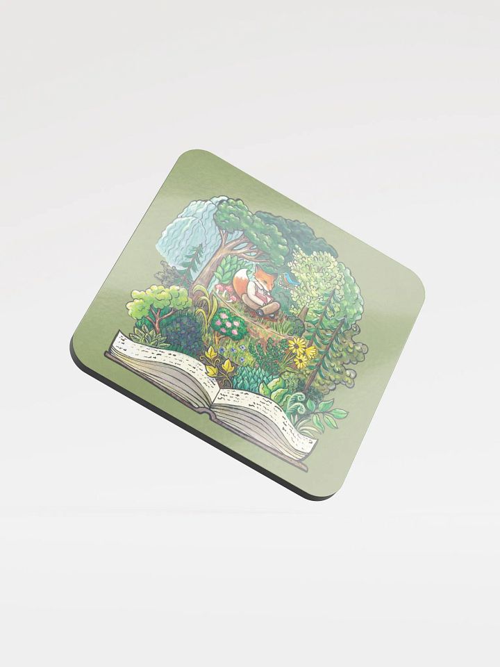 Fantasy Forest Fox Cake - Coaster product image (2)